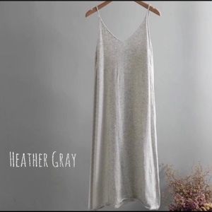 Dress cashmere tank womens basic soft knit gray